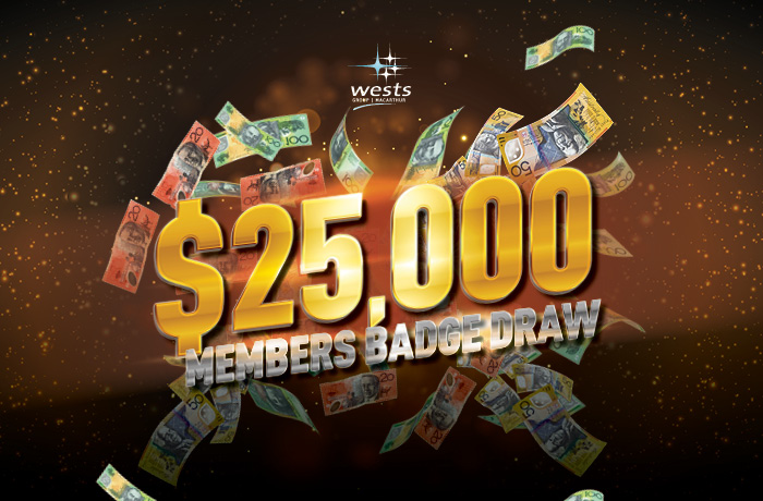 $25,000 Members Badge Draw