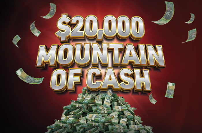 $20,000 MOUNTAIN OF CASH