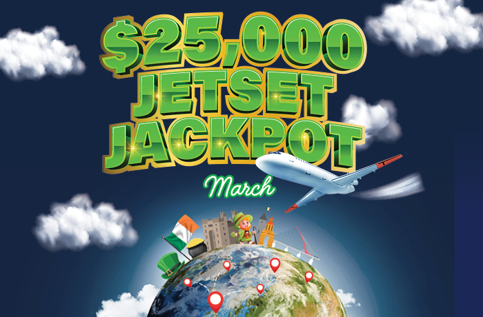 $25,000 JET SET JACKPOT - IRELAND
