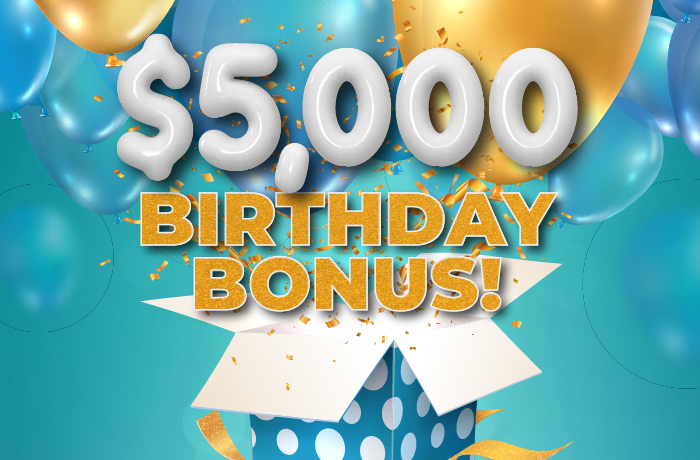 BIRTHDAY BONUS - MAY